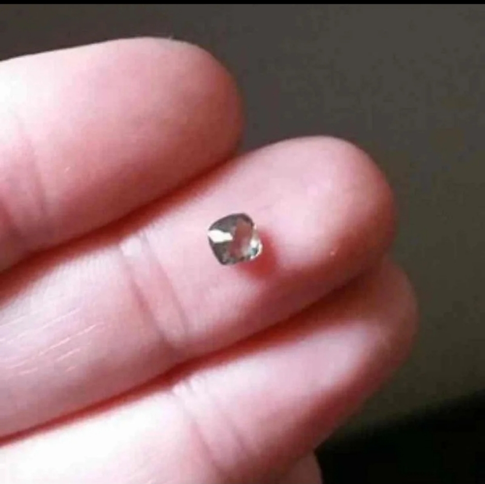 REAL Brown Green Moissanite loose stone